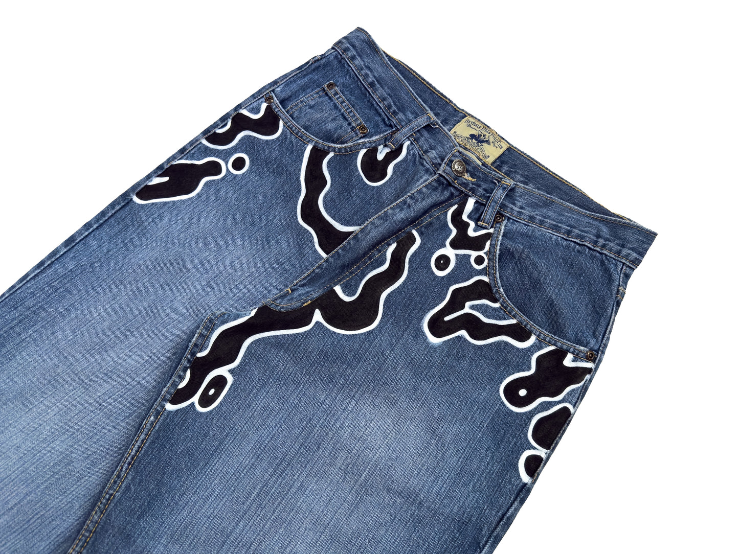 ALIEN GRAFFITI #BLKW050725 1/1 Vintage Denim