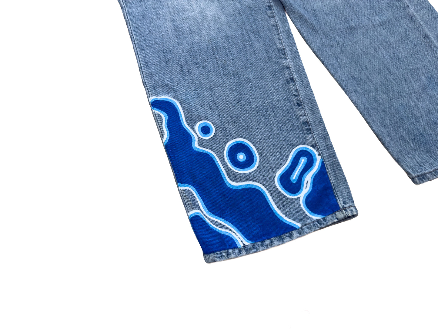 ALIEN GRAFFITI #BLBW051925 1/1 Vintage Denim