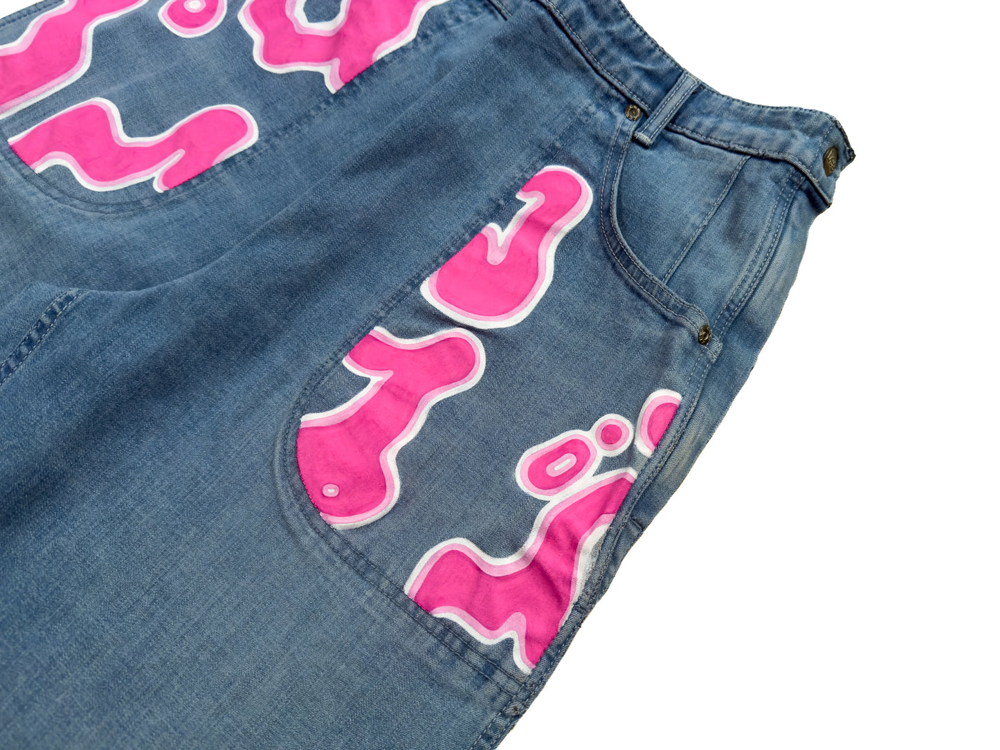 ALIEN GRAFFITI #PLPW061325 1/1 Vintage Denim