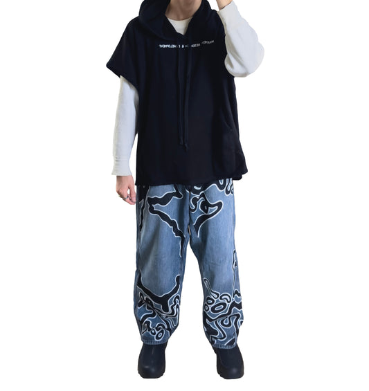 How to Style Hand Painted Jeans