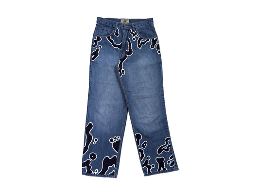ALIEN GRAFFITI #BLKW050725 1/1 Vintage Denim