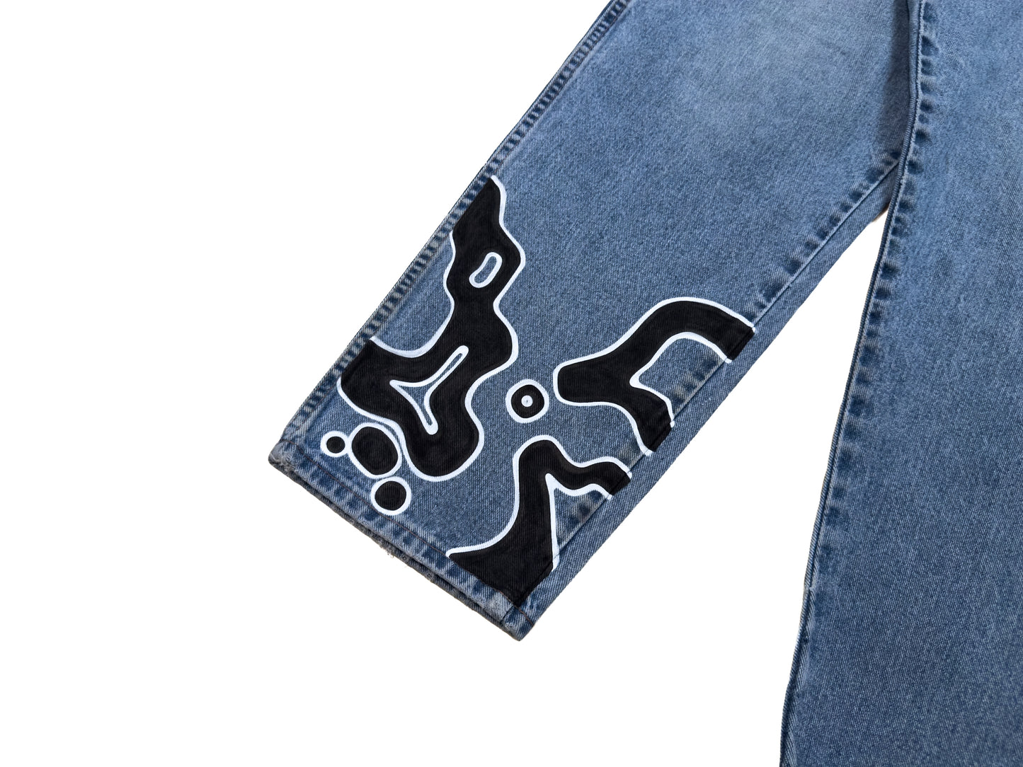 ALIEN GRAFFITI #BLKW053125 1/1 Vintage Denim
